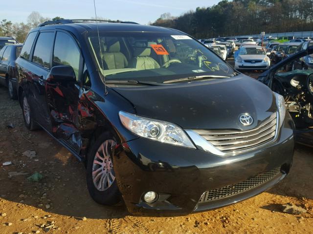 5TDYK3DC6DS305962 - 2013 TOYOTA SIENNA XLE BLACK photo 1