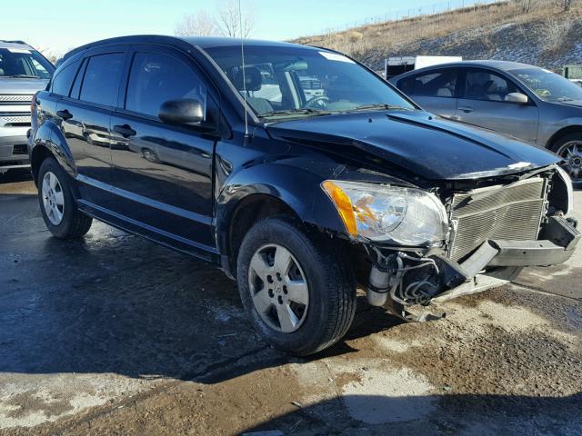 1B3HB28C07D140139 - 2007 DODGE CALIBER BLACK photo 1