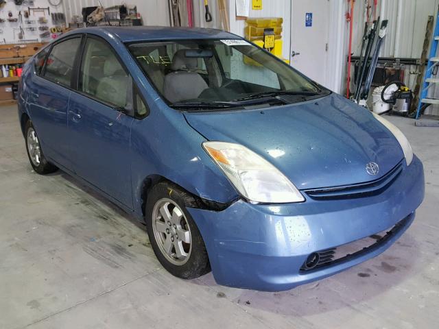 JTDKB20U253058991 - 2005 TOYOTA PRIUS BLUE photo 1