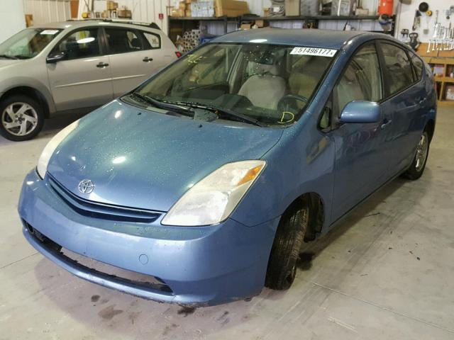 JTDKB20U253058991 - 2005 TOYOTA PRIUS BLUE photo 2