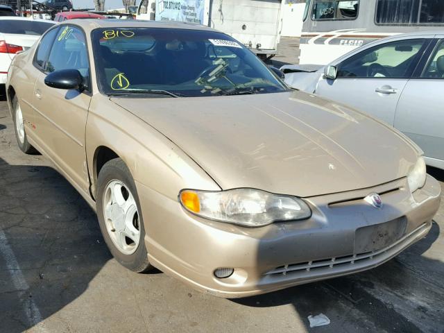 2G1WX12K0Y9256479 - 2000 CHEVROLET MONTE CARL ოქროსფერი ფოტო 1
