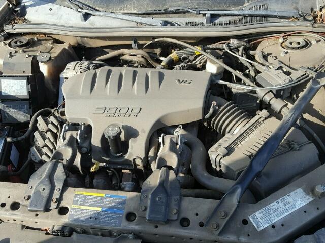 2G1WF55K459155849 - 2005 CHEVROLET IMPALA GOLD photo 7