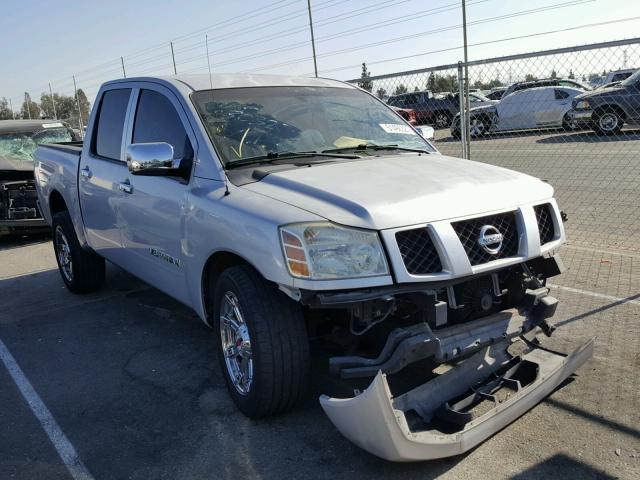 1N6AA07A15N530632 - 2005 NISSAN TITAN XE GRAY photo 1