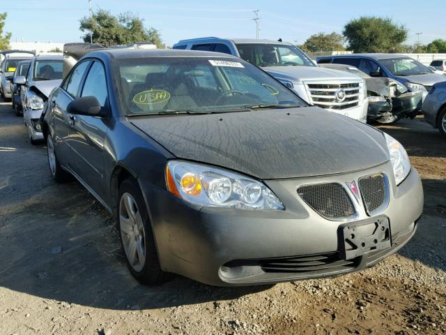 1G2ZG58B474194870 - 2007 PONTIAC G6 BASE GRAY photo 1