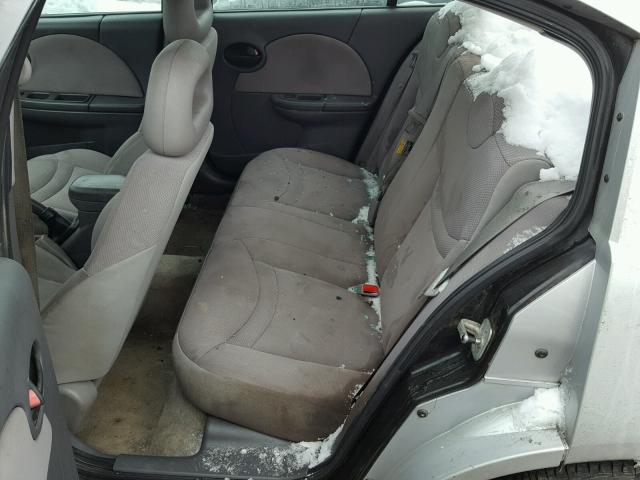 1G8AZ52F04Z175885 - 2004 SATURN ION LEVEL SILVER photo 6