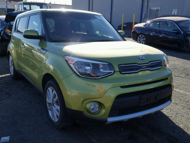 KNDJP3A58H7876734 - 2017 KIA SOUL + GREEN photo 1