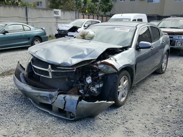 1B3CC5FB6AN161761 - 2010 DODGE AVENGER R/ SILVER photo 2