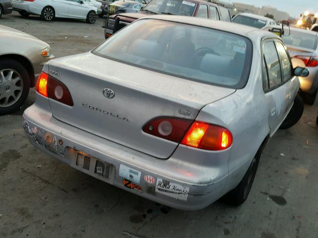 1NXBR12E91Z530499 - 2001 TOYOTA COROLLA CE GOLD photo 4