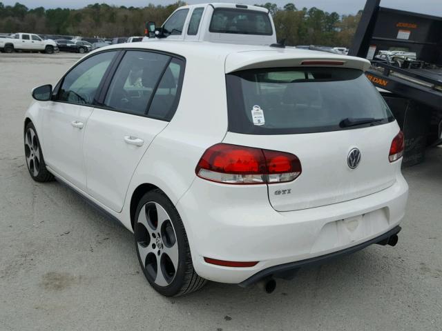 WVWHD7AJ1DW123512 - 2013 VOLKSWAGEN GTI WHITE photo 3