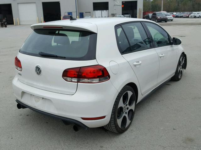 WVWHD7AJ1DW123512 - 2013 VOLKSWAGEN GTI WHITE photo 4