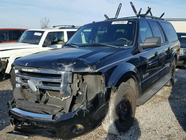 1FMFK15588LA22140 - 2008 FORD EXPEDITION BLACK photo 2