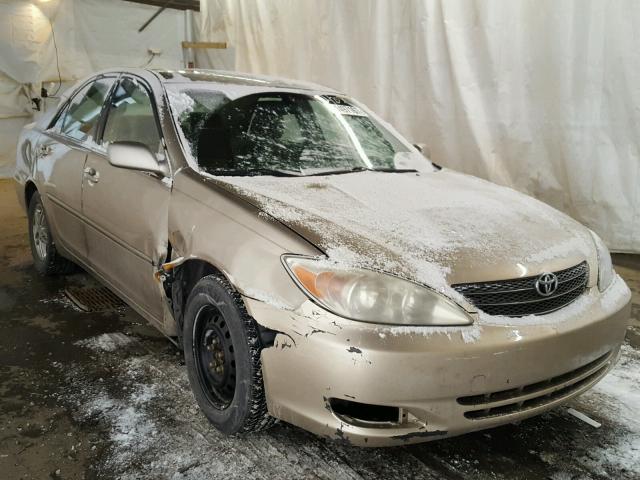 JTDBE32KX30191733 - 2003 TOYOTA CAMRY LE GOLD photo 1