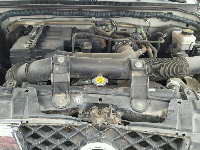 1N6BD0CT0AC411432 - 2010 NISSAN FRONTIER K WHITE photo 7