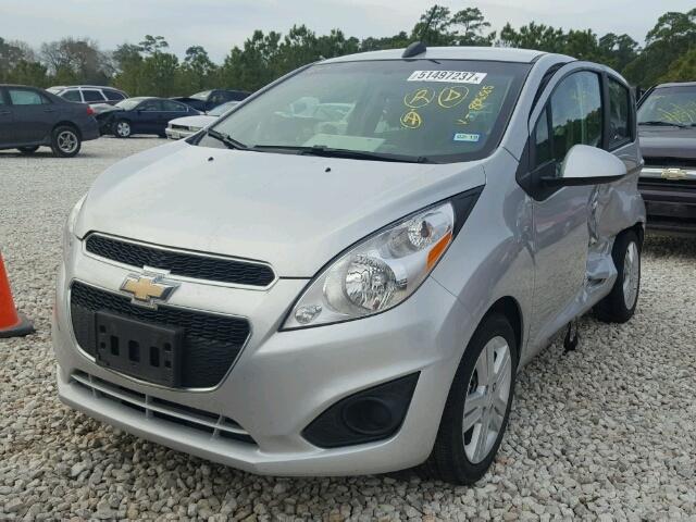 KL8CA6S98FC806385 - 2015 CHEVROLET SPARK LS SILVER photo 2