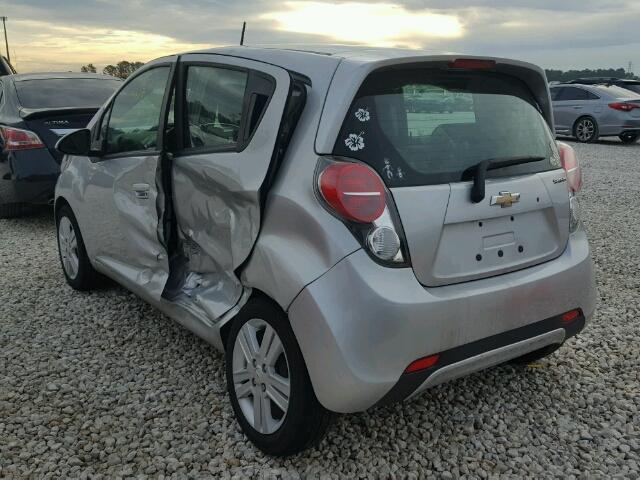 KL8CA6S98FC806385 - 2015 CHEVROLET SPARK LS SILVER photo 3