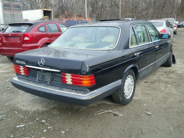 WDBCA39E4KA457917 - 1989 MERCEDES-BENZ 560 SEL BLACK photo 4