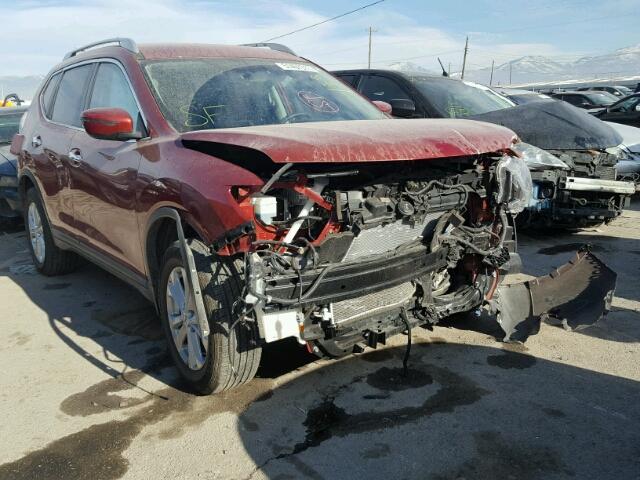 KNMAT2MV1GP620547 - 2016 NISSAN ROGUE S RED photo 1