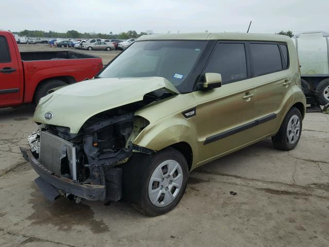 KNDJT2A5XC7464409 - 2012 KIA SOUL GREEN photo 2