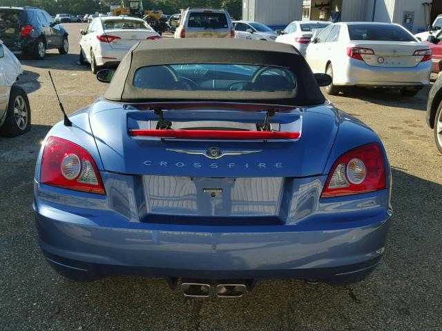 1C3LN65L87X073207 - 2007 CHRYSLER CROSSFIRE BLUE photo 6