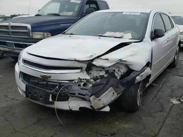 1G1ZB5E0XCF147332 - 2012 CHEVROLET MALIBU LS WHITE photo 2