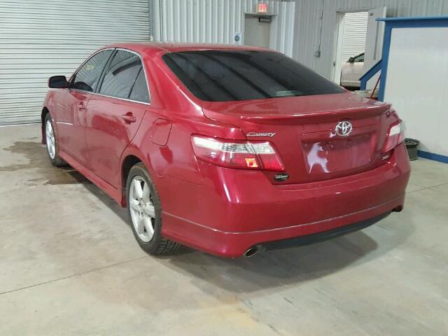 4T1BK46K17U016810 - 2007 TOYOTA CAMRY NEW RED photo 3