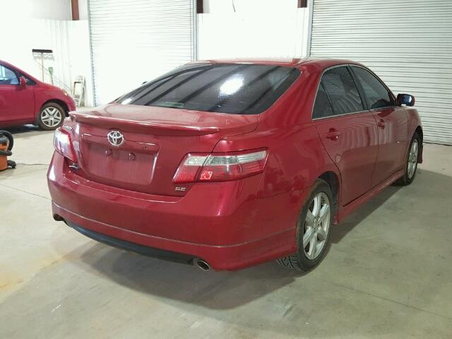 4T1BK46K17U016810 - 2007 TOYOTA CAMRY NEW RED photo 4