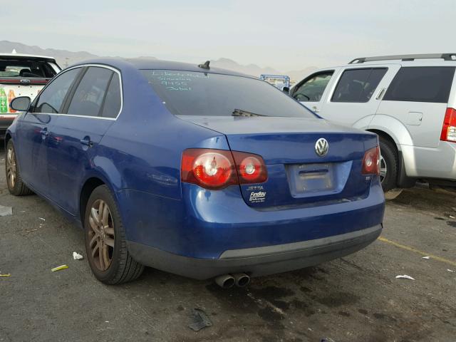 3VWRM81K28M092339 - 2008 VOLKSWAGEN JETTA SE BLUE photo 3