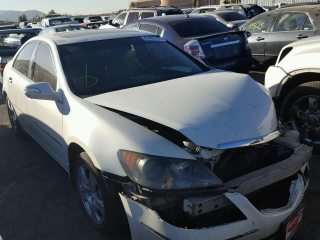 JH4KB16565C009737 - 2005 ACURA RL WHITE photo 1