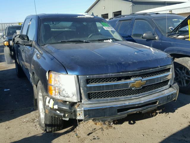 3GCPKSE34BG313610 - 2011 CHEVROLET SILVERADO BLUE photo 1