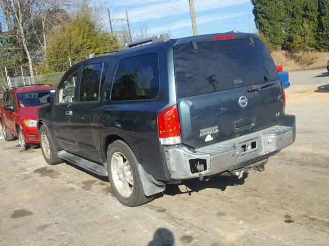 5N1AA08B14N740118 - 2004 NISSAN ARMADA SE GREEN photo 3