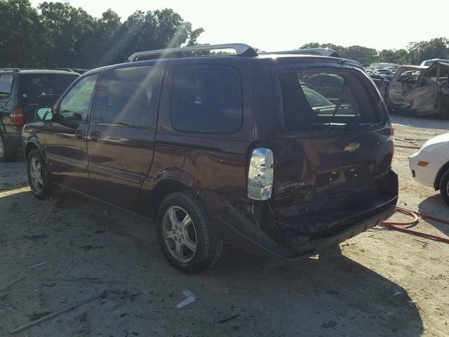 1GNDV33106D192604 - 2006 CHEVROLET UPLANDER L 勃艮第红 照片 3