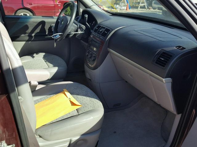 1GNDV33106D192604 - 2006 CHEVROLET UPLANDER L 勃艮第红 照片 5
