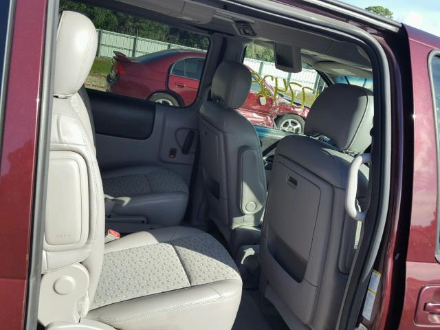1GNDV33106D192604 - 2006 CHEVROLET UPLANDER L 勃艮第红 照片 6