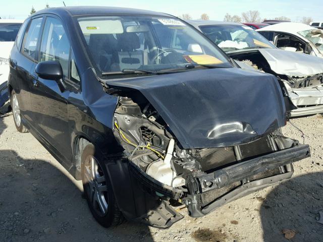 JHMGD38688S003840 - 2008 HONDA FIT SPORT BLACK photo 1