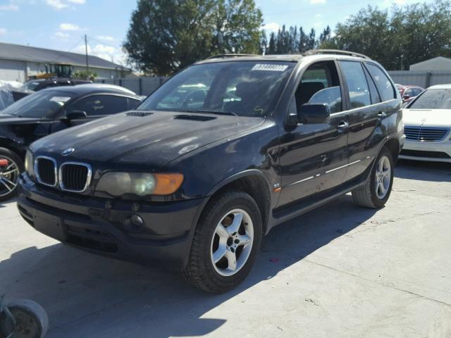 5UXFA53553LV82383 - 2003 BMW X5 3.0I BLACK photo 2