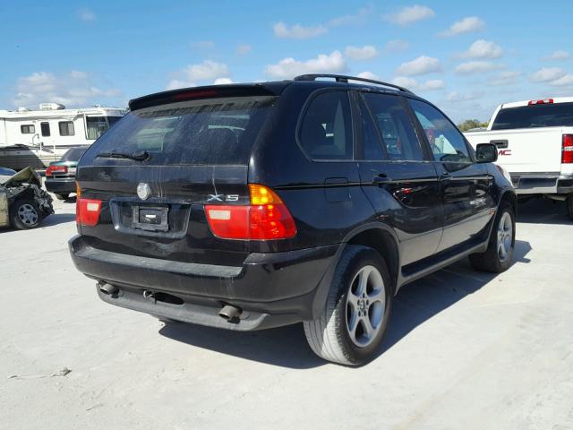 5UXFA53553LV82383 - 2003 BMW X5 3.0I BLACK photo 4