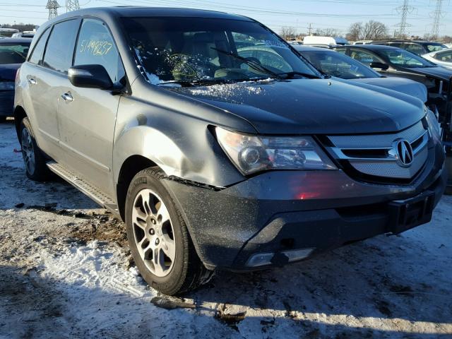 2HNYD28448H527079 - 2008 ACURA MDX TECHNO GRAY photo 1