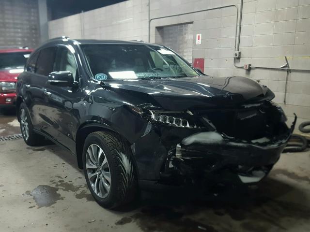 5FRYD4H45FB006634 - 2015 ACURA MDX TECHNO GRAY photo 1