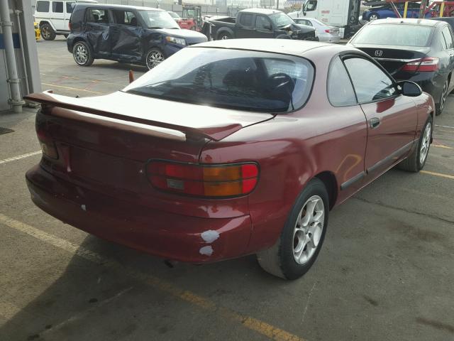 JT2AT86F9M0053610 - 1991 TOYOTA CELICA ST BURGUNDY photo 4