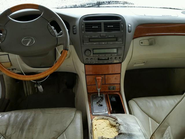 JTHBN30F510045824 - 2001 LEXUS LS 430 CREAM photo 9