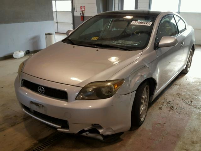 JTKDE167970218325 - 2007 TOYOTA SCION TC SILVER photo 2