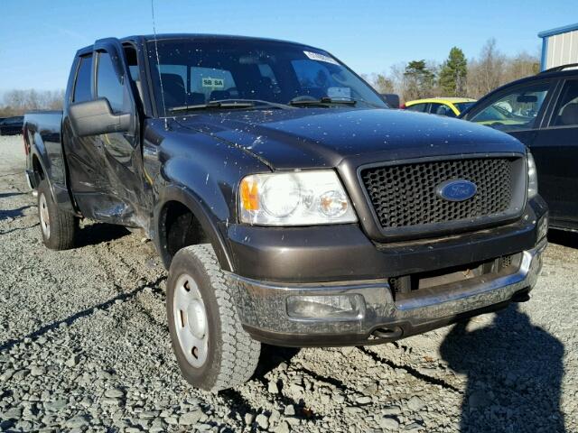 1FTPX14595FA72387 - 2005 FORD F150 GRAY photo 1