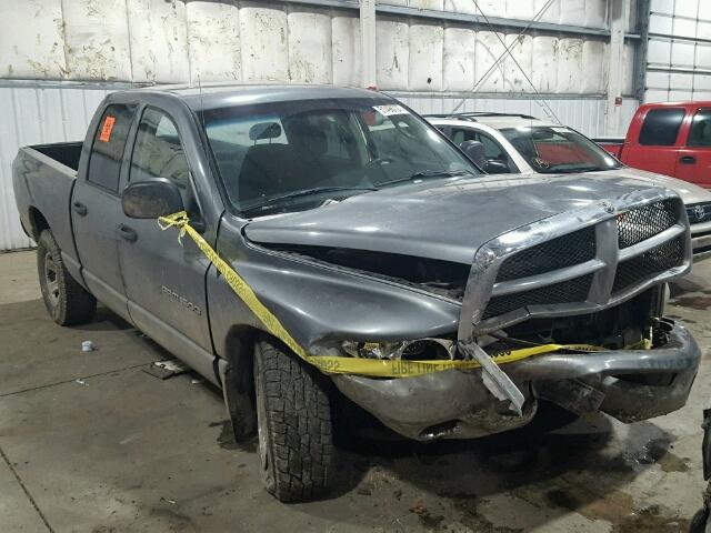 1D7HU18N25S302209 - 2005 DODGE RAM 1500 S GRAY photo 1