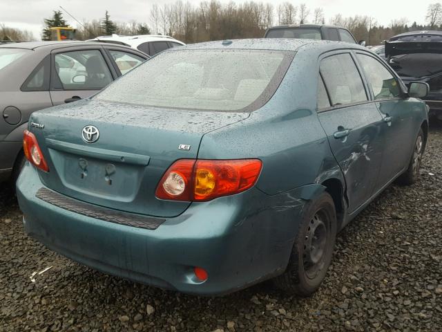 JTDBU4EE5A9100990 - 2010 TOYOTA COROLLA BA GREEN photo 4