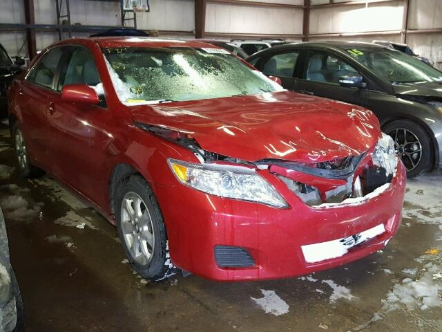 4T4BF3EK2BR218442 - 2011 TOYOTA CAMRY BASE RED photo 1