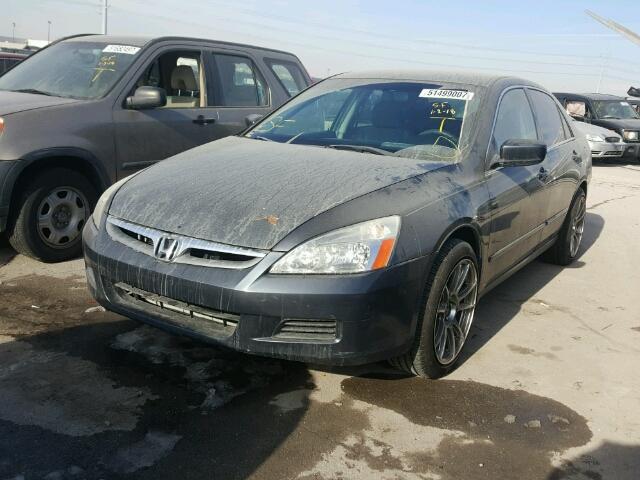 3HGCM56436G711920 - 2006 HONDA ACCORD LX BLACK photo 2