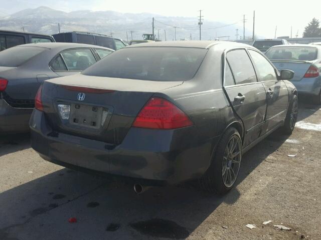 3HGCM56436G711920 - 2006 HONDA ACCORD LX BLACK photo 4