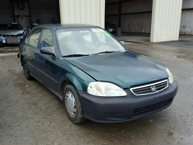 1HGEJ6679XL030456 - 1999 HONDA CIVIC LX GREEN photo 1