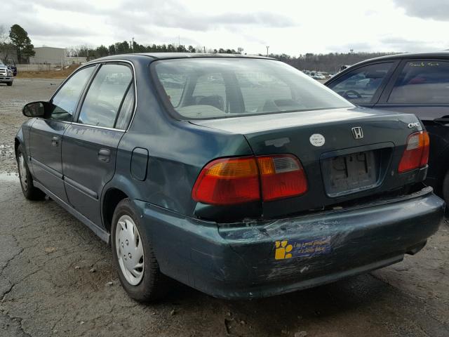 1HGEJ6679XL030456 - 1999 HONDA CIVIC LX GREEN photo 3