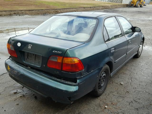 1HGEJ6679XL030456 - 1999 HONDA CIVIC LX GREEN photo 4